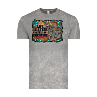 Cloud Rock life is better with a frenchie Vintage Tee - RanaPortraitStore