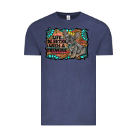 Vintage Denim life is better with a frenchie Vintage Tee - RanaPortraitStore