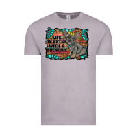 Vintage Zinc life is better with a frenchie Vintage Tee - RanaPortraitStore