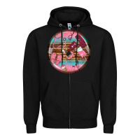 Black nurse round earrings Zipper Hoodie - BundleAndBundleShop