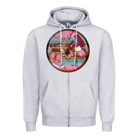 Heather Grey nurse round earrings Zipper Hoodie - BundleAndBundleShop
