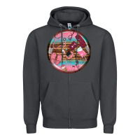 Smoke nurse round earrings Zipper Hoodie - BundleAndBundleShop