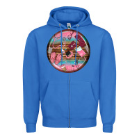 True Royal nurse round earrings Zipper Hoodie - BundleAndBundleShop