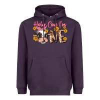 Plum holy cow i'm one Heavyweight Hoodie - MaliasSmallBusiness
