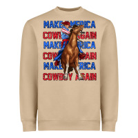 Mushroom make america cowboy again Heavyweight Sweatshirt - texasbilliewilder
