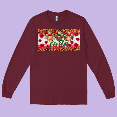 Fiesta Mexico Gnomes License Plate Long Sleeve Tee Designed By Hra Design Shop