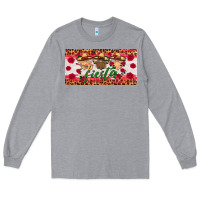 Heather Grey fiesta mexico gnomes license plate Long Sleeve Tee - HRA Design Shop