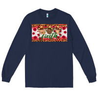 Navy fiesta mexico gnomes license plate Long Sleeve Tee - HRA Design Shop