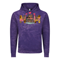 Cloud Purple Mom Bear With Sunflowers Vintage Hoodie - RanaPortraitStore