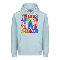 Blue Mist Make America Gay Again Premium Hoodie - BundleAndBundleShop