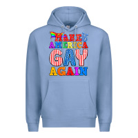Colony Blue Make America Gay Again Premium Hoodie - BundleAndBundleShop