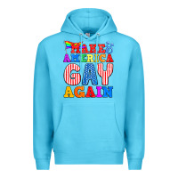 Ocean Blue Make America Gay Again Premium Hoodie - BundleAndBundleShop