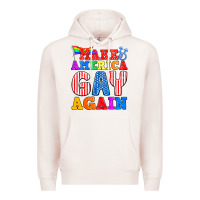 Pale Pink Make America Gay Again Premium Hoodie - BundleAndBundleShop