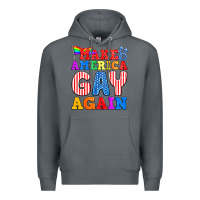 Rock Make America Gay Again Premium Hoodie - BundleAndBundleShop