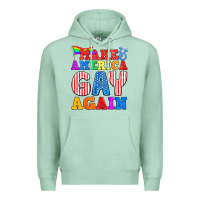 Seafoam Make America Gay Again Premium Hoodie - BundleAndBundleShop