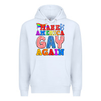 White Make America Gay Again Premium Hoodie - BundleAndBundleShop