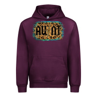 Mauve Wine Leopard Pattern Aunt Tried Urban Hoodie - Bettercallsaul