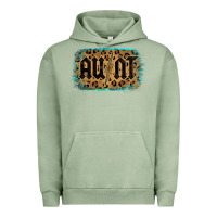 Pigment Oil Green Leopard Pattern Aunt Tried Urban Hoodie - Bettercallsaul