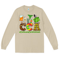 Mushroom cca  countinuing care assistant juneteenth Long Sleeve Tee - AdoDesignShop
