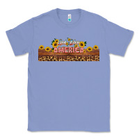 Colony Blue god bless america libbey cup Classic Tee - HRA Design Shop