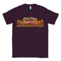 Plum god bless america libbey cup Classic Tee - HRA Design Shop