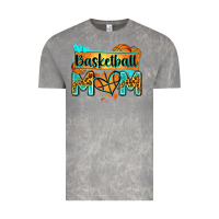Cloud Rock basketball mom with leopard Vintage Tee - Zillion Design Studio