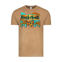 Vintage Camel basketball mom with leopard Vintage Tee - Zillion Design Studio