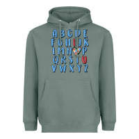 Sage alphabet autism awareness Heavyweight Hoodie - MaliasSmallBusiness