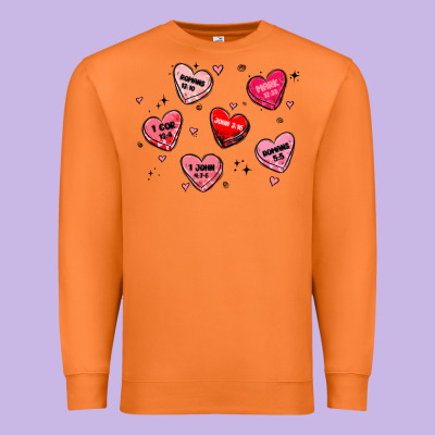 Howdy Valentine Premium Sweatshirt Designed By Maliassmallbusiness