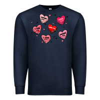 Navy howdy valentine Premium Sweatshirt - MaliasSmallBusiness