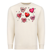 Sandshell howdy valentine Premium Sweatshirt - MaliasSmallBusiness