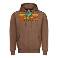 Chestnut wild west license plate Zipper Hoodie - Artiststas