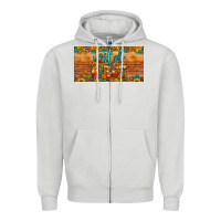 Dove Grey wild west license plate Zipper Hoodie - Artiststas