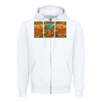 White wild west license plate Zipper Hoodie - Artiststas