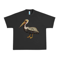 Pigment Black louisiana state bird pelican Urban Heavy Tee - BarkalooDesign