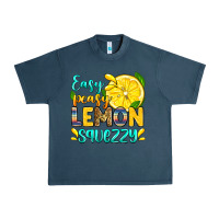 Midnight Navy easy peasy lemon squezzy Urban Heavy Tee - Zillion Design Studio