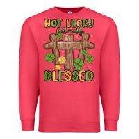 Cardinal not lucky just really blessed malia Premium Sweatshirt - MaliasSmallBusiness