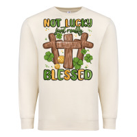 Sandshell not lucky just really blessed malia Premium Sweatshirt - MaliasSmallBusiness