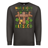 Smoke not lucky just really blessed malia Premium Sweatshirt - MaliasSmallBusiness