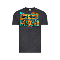 Vintage Black basketball mini with leopard Vintage Tee - Zillion Design Studio