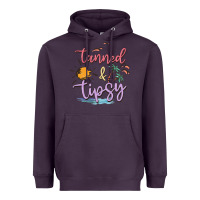 Plum tanned and tipsy Heavyweight Hoodie - MaliasSmallBusiness
