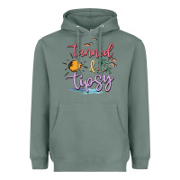 Sage tanned and tipsy Heavyweight Hoodie - MaliasSmallBusiness
