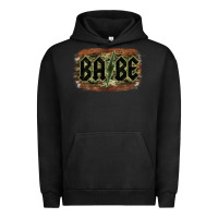 Pigment Black Camouflage Patterned Babe Tried Urban Hoodie - Bettercallsaul