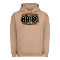 Pigment Burro Camouflage Patterned Babe Tried Urban Hoodie - Bettercallsaul