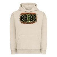 Pigment French Oak Camouflage Patterned Babe Tried Urban Hoodie - Bettercallsaul