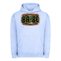 Pigment Grape Ice Camouflage Patterned Babe Tried Urban Hoodie - Bettercallsaul