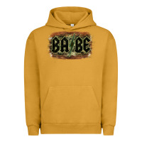 Pigment Peanut Butter Camouflage Patterned Babe Tried Urban Hoodie - Bettercallsaul