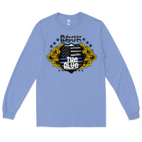 Back The Blue Long Sleeve Tee | Teevron