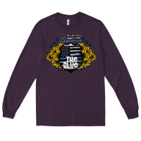 Plum back the blue Long Sleeve Tee - CowhideDigitalArt