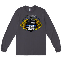 Smoke back the blue Long Sleeve Tee - CowhideDigitalArt
